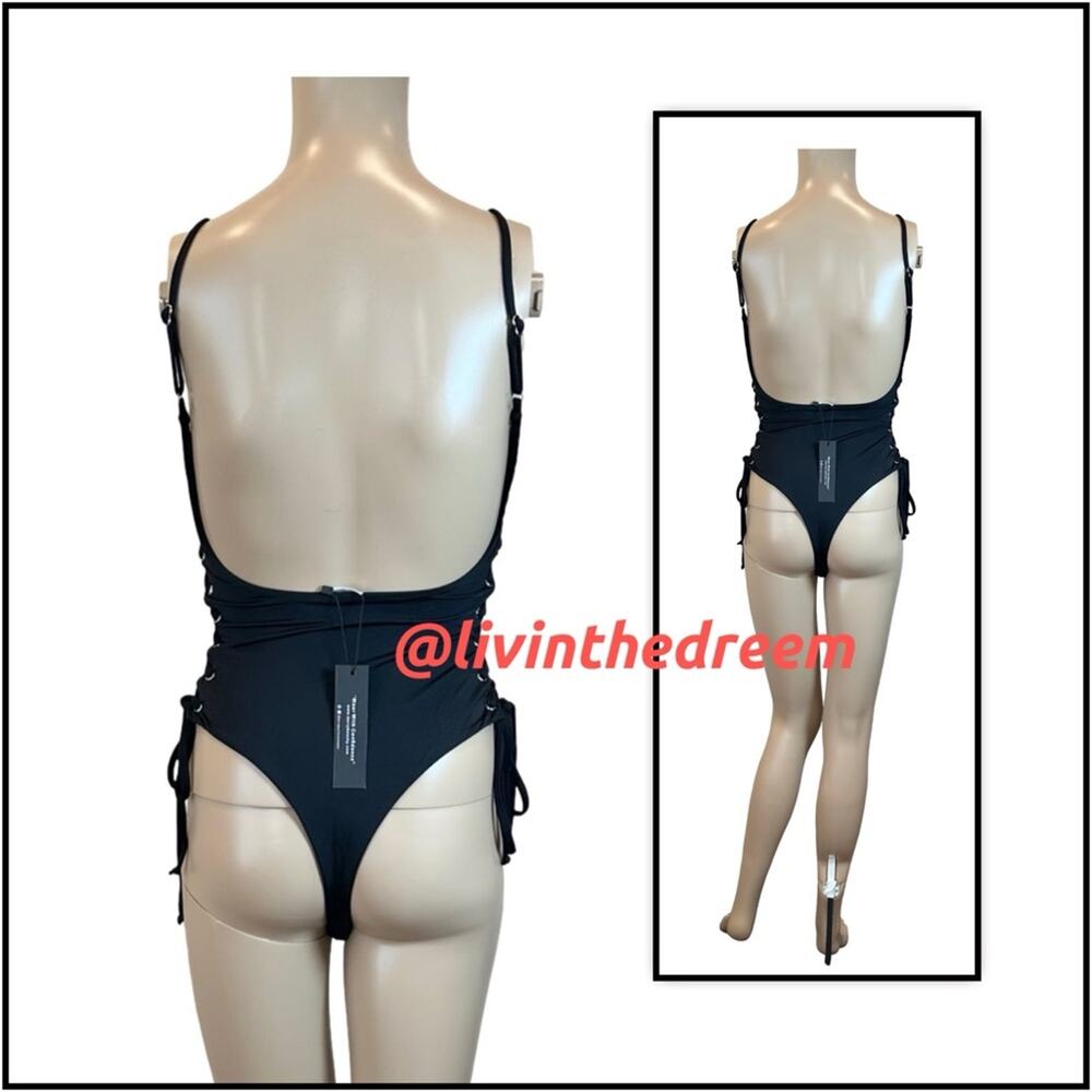 Copied - BERRY BEACHY ADELE ONE PIECE- BLACK L - Picture 8 of 14